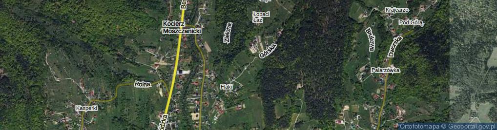 Zdjęcie satelitarne Górska ul.